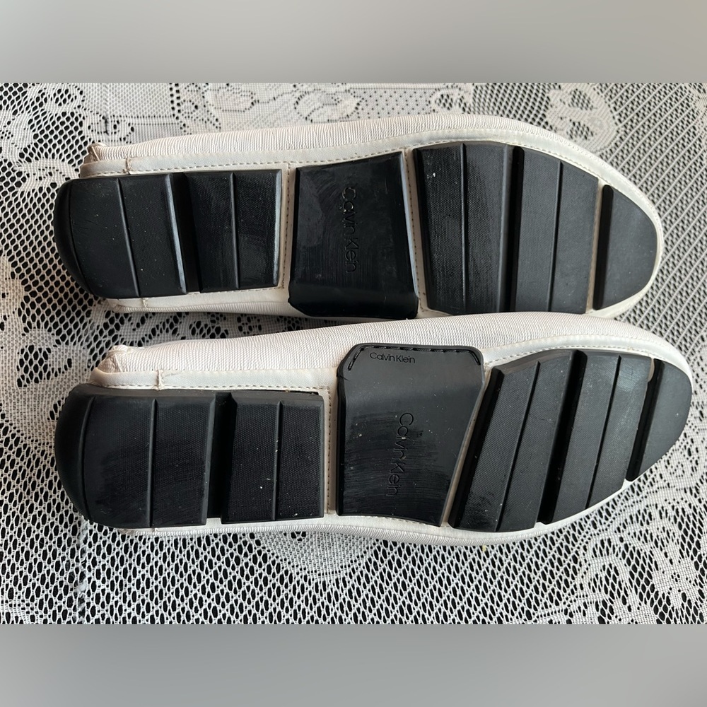 Calvin Klein Elegant White Men's Loafers - Picture 5 of 6